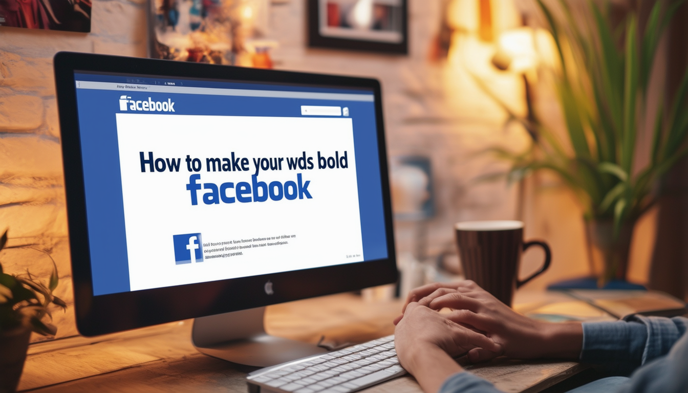 découvrez comment faire ressortir vos mots en gras sur facebook et captiver l'attention de vos amis et abonnés. suivez nos astuces simples pour embellir vos publications et améliorer votre visibilité sur les réseaux sociaux.