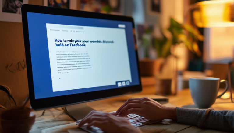 découvrez comment faire briller vos mots en gras sur facebook avec notre guide simple et pratique. apprenez les astuces pour mettre en valeur vos publications et captiver votre audience grâce à des textes accrocheurs et bien formatés.