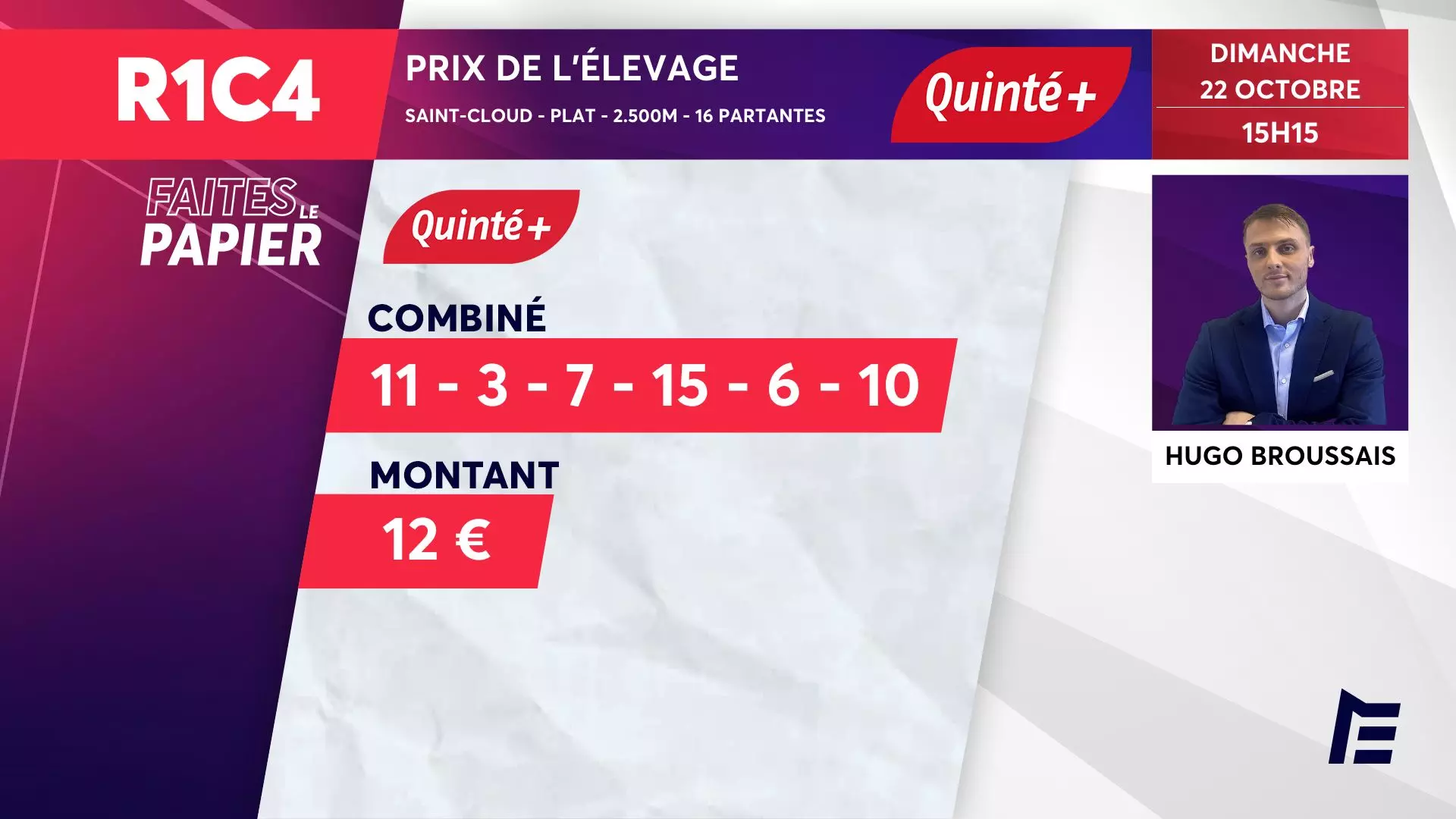 Analyse des cotes du quinté