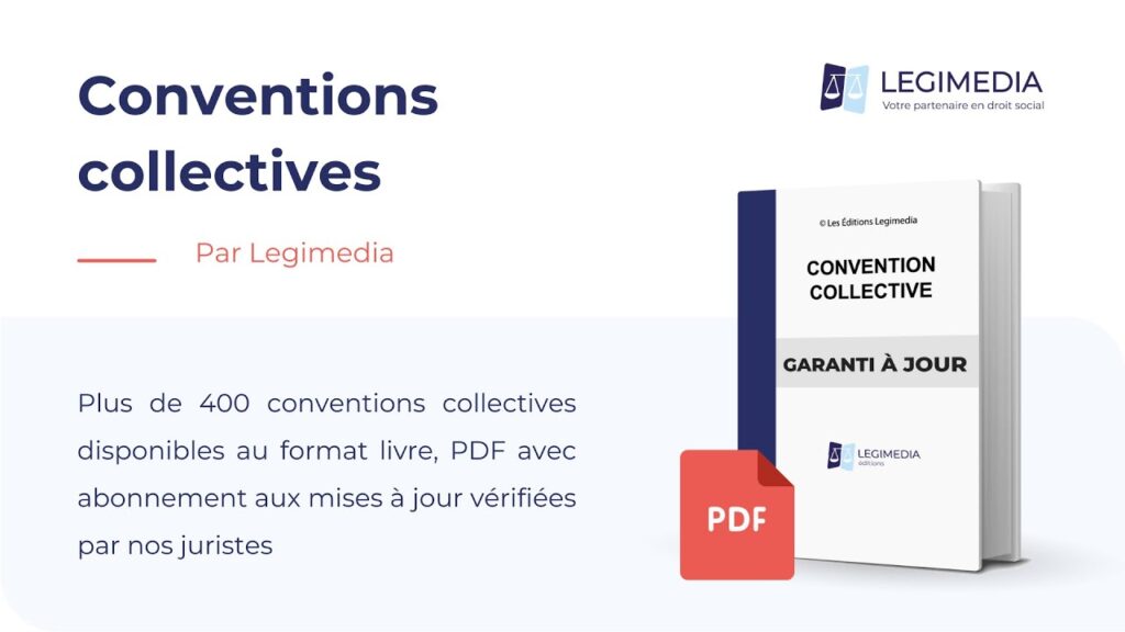 Illustration présentant la convention collective 66 avec les grilles de salaires, congés et préavis en 2024
