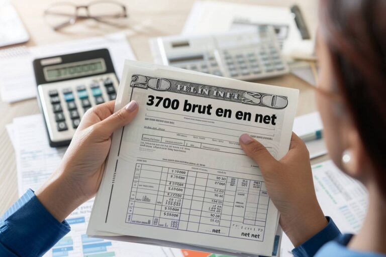 Illustration des déductions appliquées pour passer d’un salaire brut à un salaire net