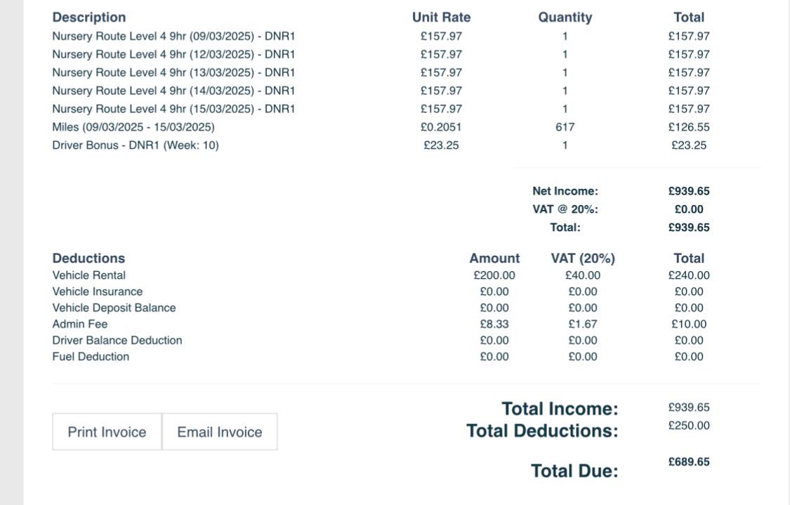 fiche de paie livreur Amazon