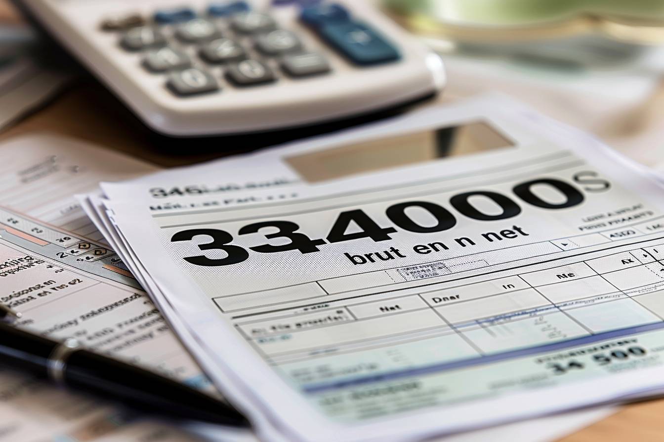 fiche salaire brut en net