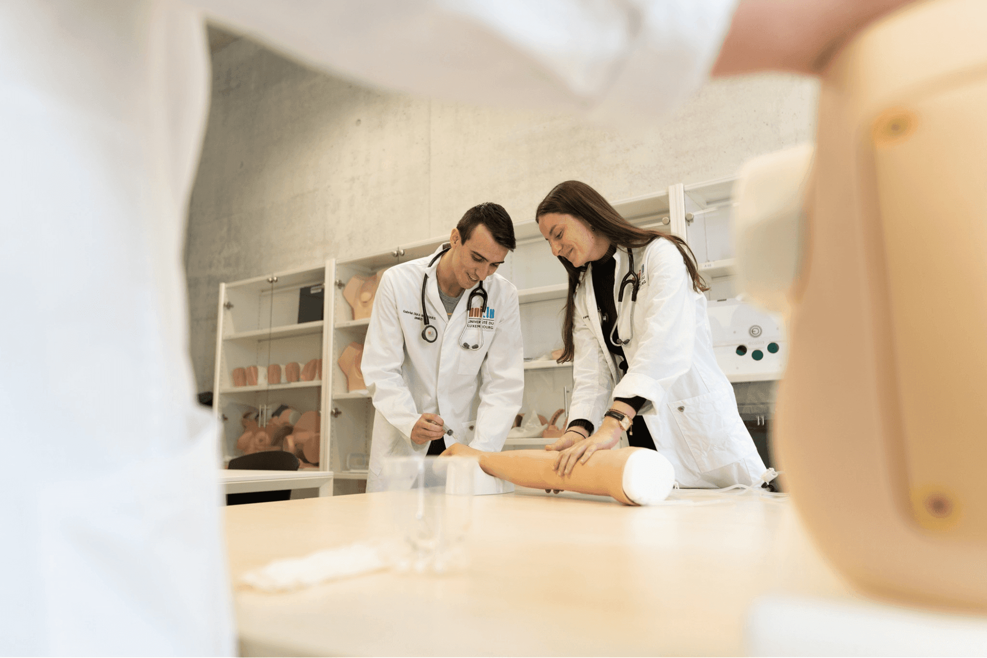 Infirmière à l'hôpital au Luxembourg
