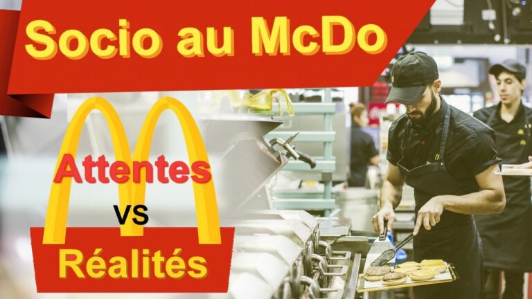 Jeune étudiant souriant en uniforme McDo, illustrant le travail chez McDonald's à 16 ans et le salaire mensuel possible
