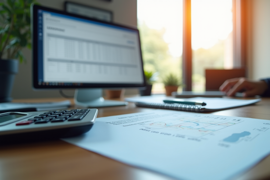 Simulation du salaire net pour 2150 euros brut avec un graphique financier