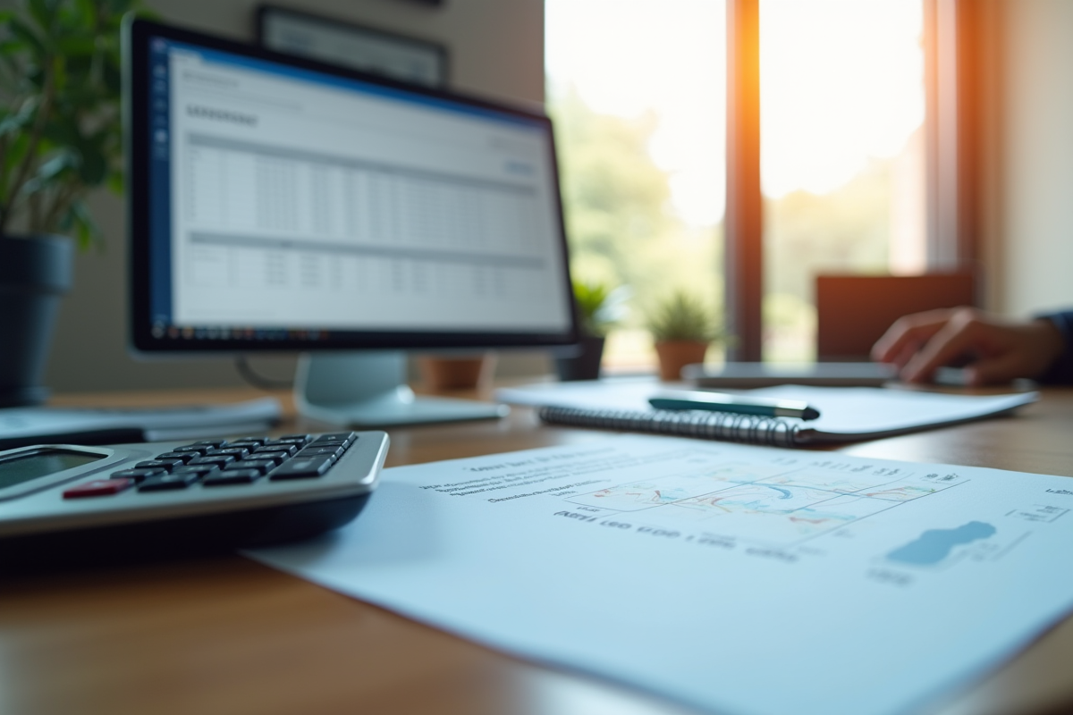 Simulation du salaire net pour 2150 euros brut avec un graphique financier