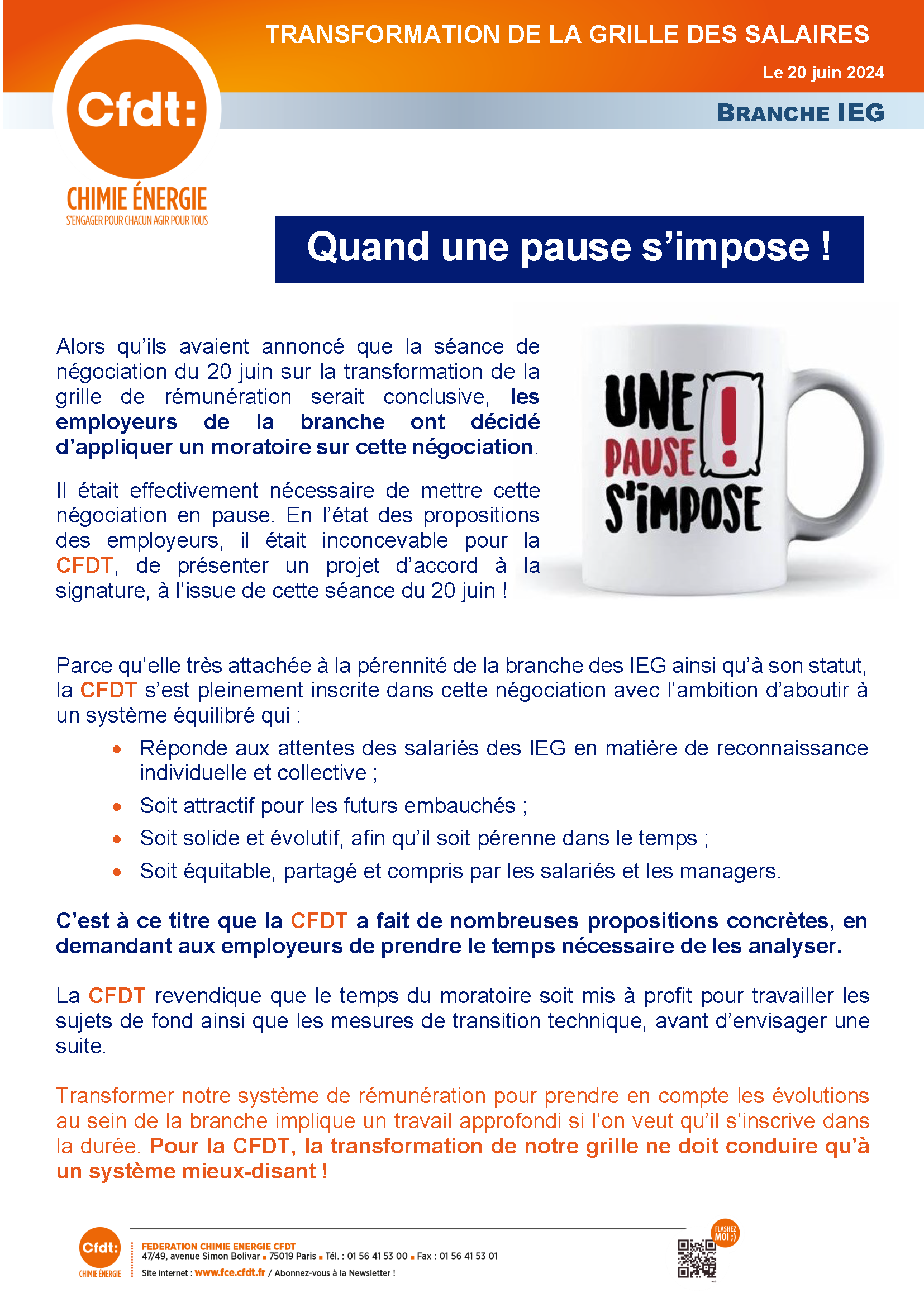 Illustration de la transformation de la grille des salaires IEG au 1er janvier 2025