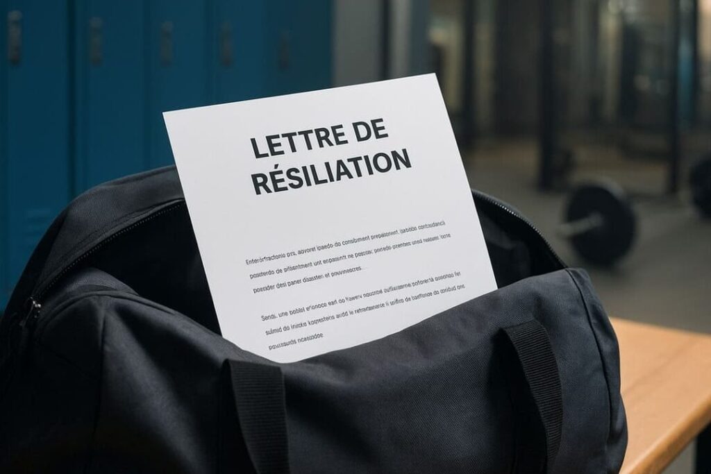 Lettre résiliation salle de sport : modèle efficace à envoyer