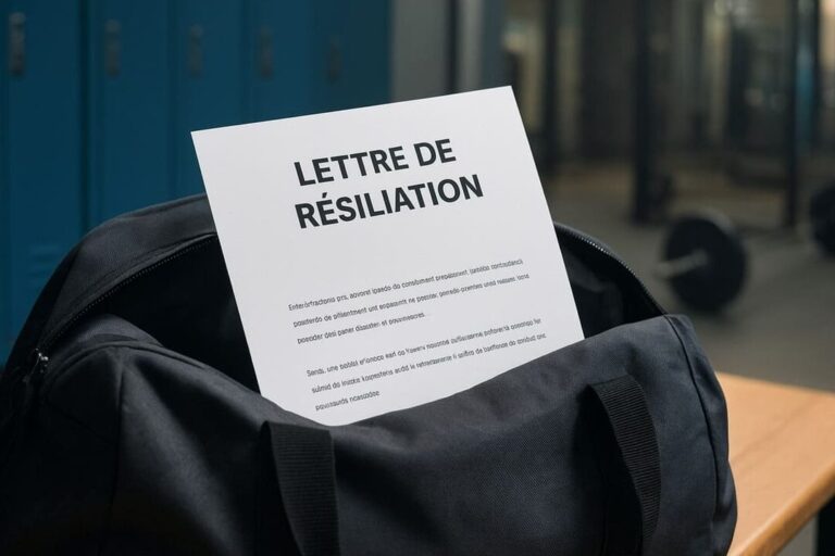 Lettre résiliation salle de sport : modèle efficace à envoyer