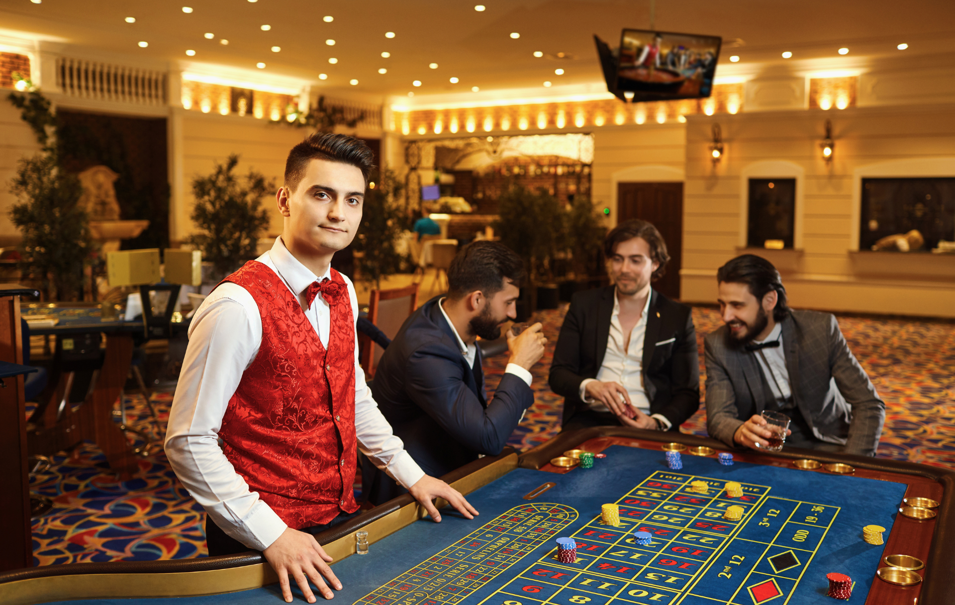 roulette croupier